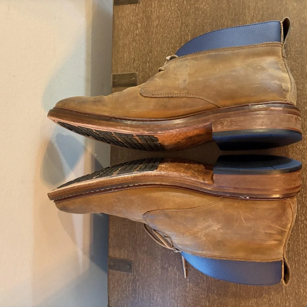 Cole Haan Boots Mens Size‎ 9 Brown Leather Chukka Ankle Lace Up Casual